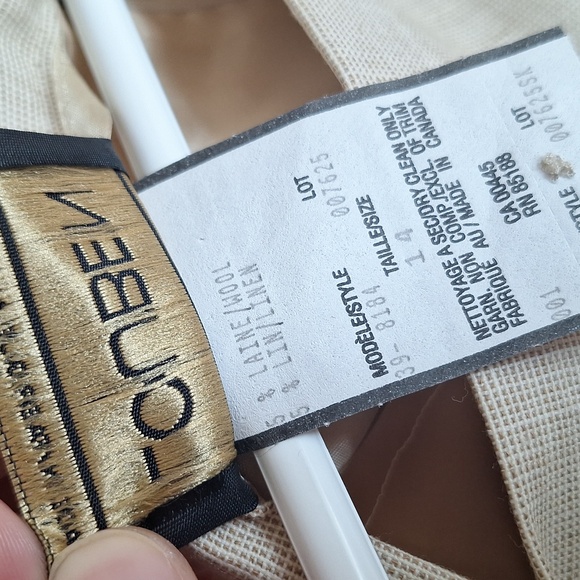 Vintage Louben Linen skirt - Picture 6 of 6